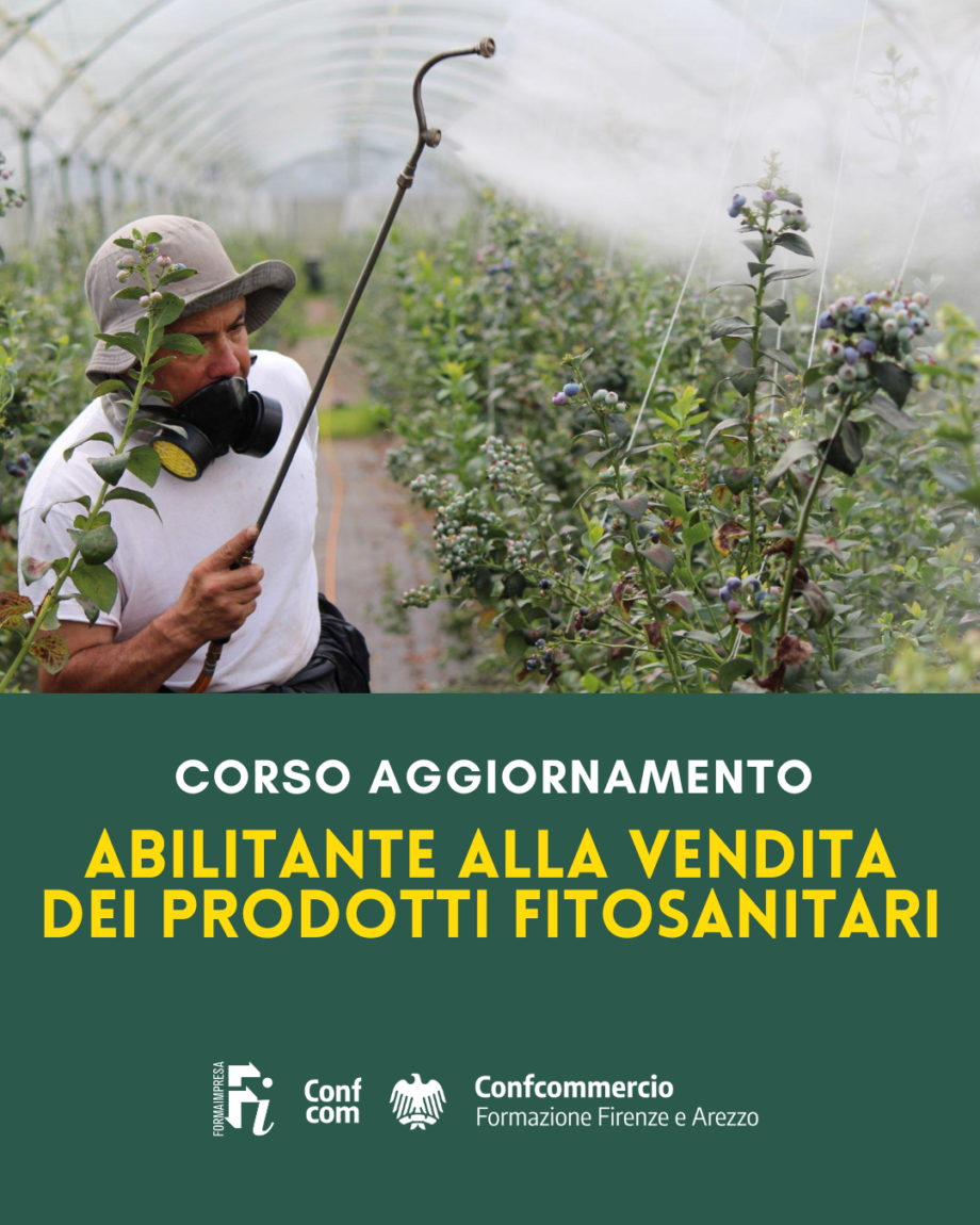 Corso Aggiornamento abilitante alla vendita dei prodotti fitosanitari – AREZZO